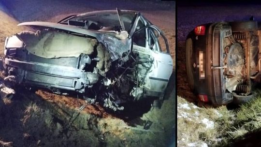 Czołowe zderzenie w Łaziskach. Trzy osoby w szpitalu