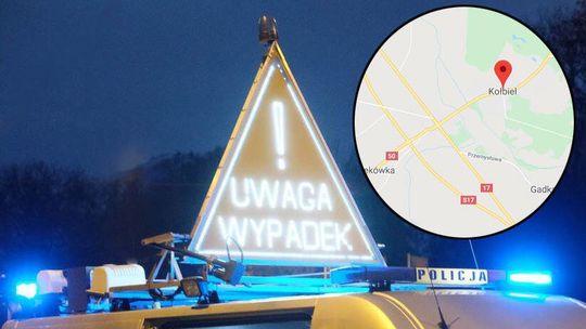 Cztery osoby zginęły w wypadku pod Kołbielą. Zablokowana jest droga z Lublina do Warszawy