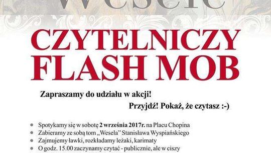 Czytelniczy Flash Mob w Puławach