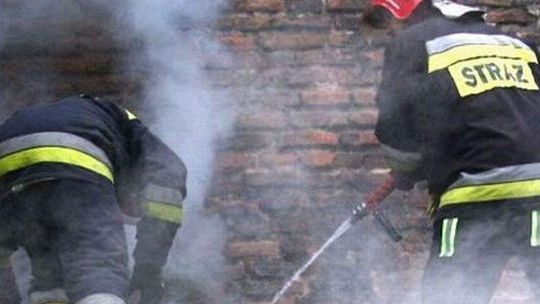 Dąbrowica: Spaliły się stodoły