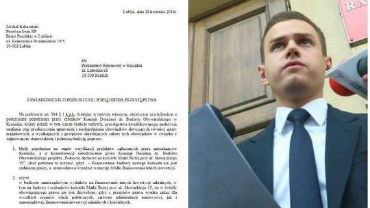 Dach kościoła z miejskich pieniędzy? Kabaciński zgłosił sprawę do prokuratury