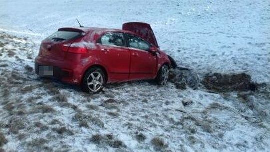 Dachowanie na S17. 39-latka miała dużo szczęścia