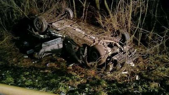 Daewoo dachowało. Kierowca był pijany