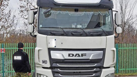 DAF za 200 tys. zł zatrzymany w Kukurykach