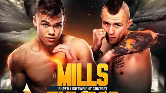 Damian Tymosz kontra Bryce Mills podczas gali boksu we Wrocławiu