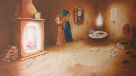 Dariusz Twardoch w Galerii Grabskich w Kazimierzu