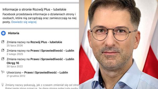 Rozwój Plus przejął profil lubelskiego PiS.  „Nie zasłużyłem na takie traktowanie”