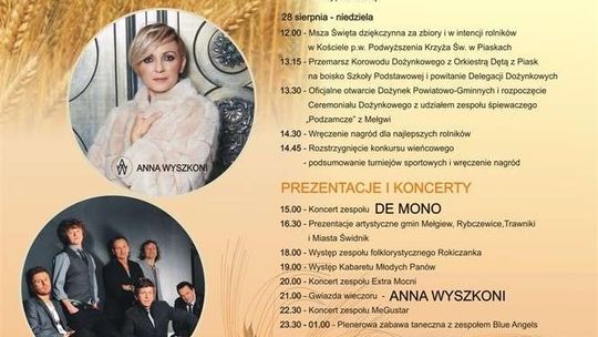 De Mono i Anna Wyszkoni na dożynkach w Piaskach
