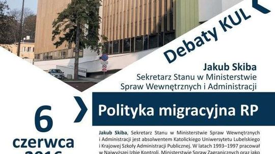 Debata o polityce migracyjnej na KUL
