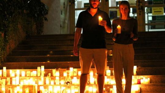 Demonstrowali przed sądem w Puławach