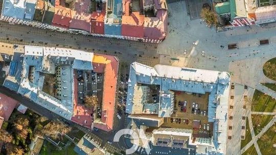 Deptak i plac Litewski. Ogromna panorama centrum Lublina z drona
