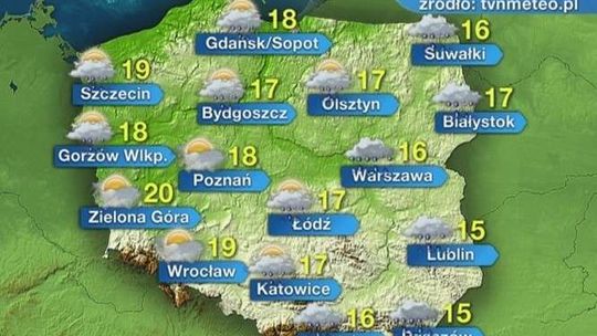 Deszczowy wtorek w woj. lubelskim