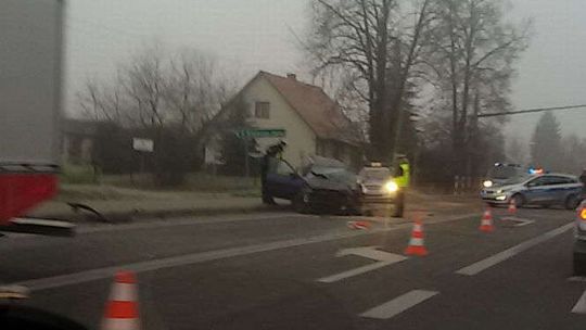 DK19: Dwie osoby ranne w wypadku w Strzeszkowicach Dużych