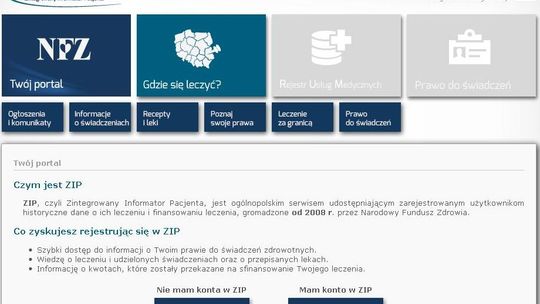 Dla pacjentów: Już po usterce informatora