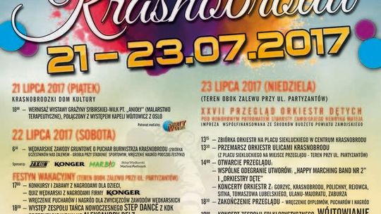 Dni Krasnobrodu 2017. Program koncertów i wydarzeń