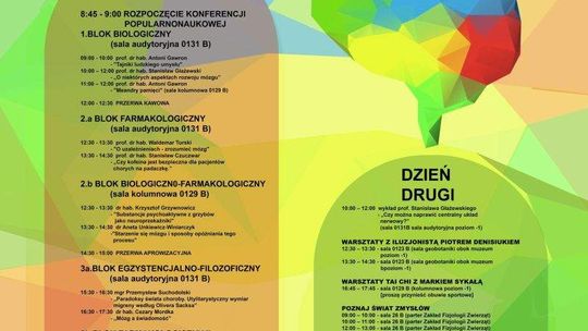 Dni Mózgu na UMCS: prelekcje i warsztaty (program)