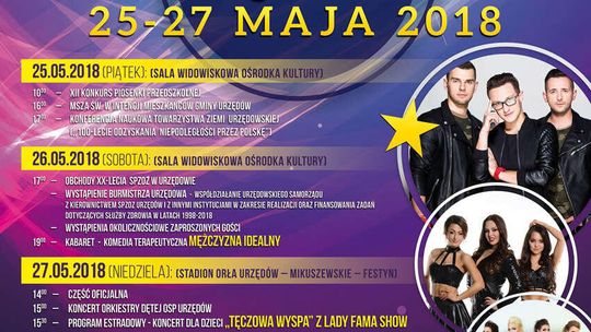 Dni Urzędowa 2018. Program wydarzeń i koncertów