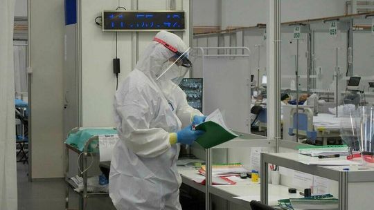 Do tej pory w szpitalu tymczasowym w Lublinie zmarło 67 osób