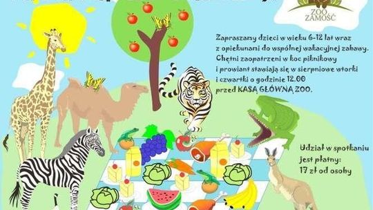 Do ZOO w Zamościu na wakacje. Zajęcia dla dzieci