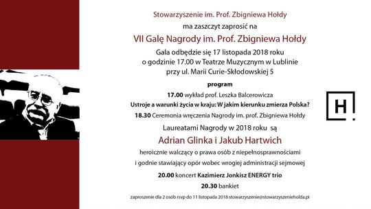 Docenieni za twardy protest w Sejmie. Dostaną Nagrodę im. Profesora Zbigniewa Hołdy