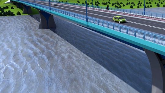 Dodatkowe 70 mln zł na most na Wiśle w Kamieniu (wizualizacje)