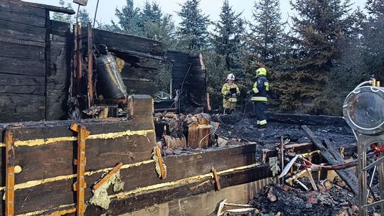 Dom spłonął doszczętnie. Ojciec i syn nie przeżyli 
