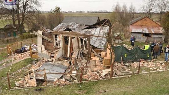Dom zmieciony po wybuchu gazu. Zginęła kobieta