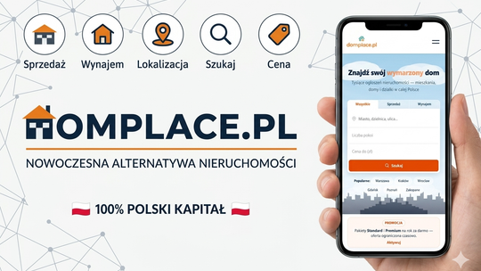 Domplace.pl – Nowa alternatywa na rynku portali ogłoszeń nieruchomości. Czy nadchodzi koniec dominacji rynkowych gigantów?