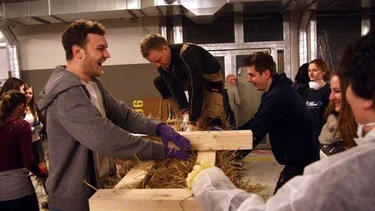 Domy ze słomy i konopi. Ekologiczne budowle studentów Politechniki Lubelskiej (zdjęcia)