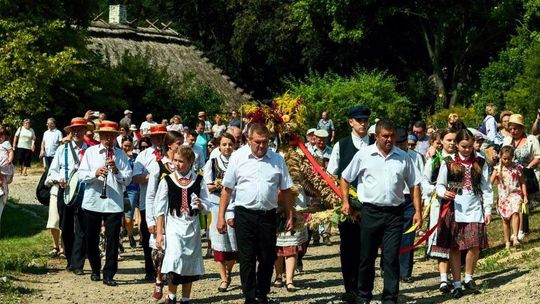 Dożynki dworskie w Skansenie