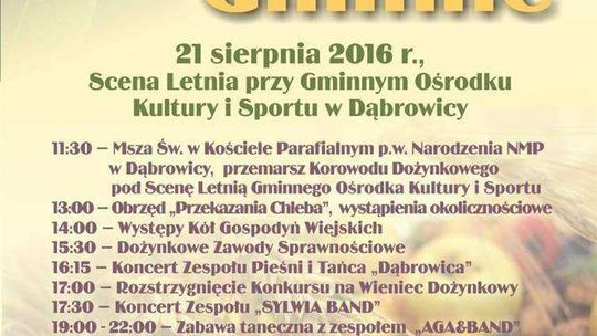 Dożynki gminne w Dąbrowicy