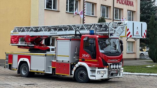 Drabina na 40 metrów. Nowy sprzęt strażaków z Białej Podlaskiej