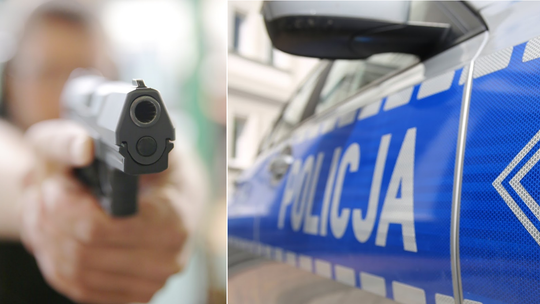 Dramatyczne wydarzenia pod Lublinem. Wjechał w policjanta, uciekający samochód został ostrzelany