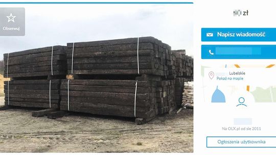 Drewniane podkłady kolejowe powinny trafiać do utylizacji. A jak jest w praktyce?
