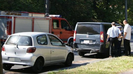 Droga Meczenników Majdanka: Jedna osoba trafiła do szpitala (zdjęcia)