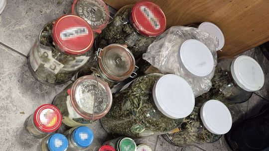 Duże ilości marihuany przechowywał w domu