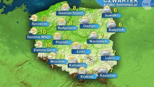 Dużo słońca, mało deszczu. W Lublinie 7 stopni