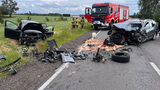Dwa poważne wypadki jednego dnia. Kilka osób trafiło do szpitala