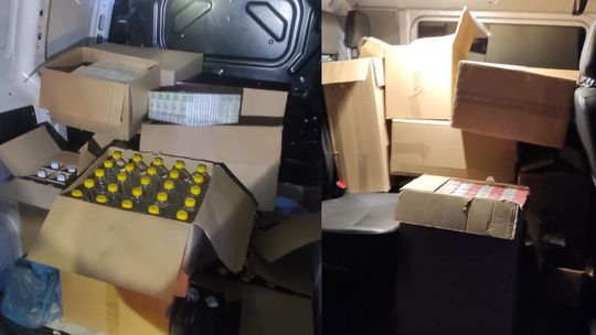 Dwa samochody zaparkowane w oddaleniu od drogi. Sprawdzili co było w środku