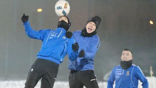 Dwóch nowych piłkarzy na pierwszym treningu Motoru Lublin (zdjęcia)