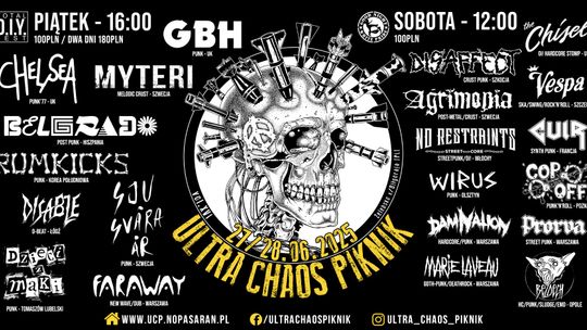 Dwudniowe święto muzyki niezależnej. Ultra Chaos Piknik 2025 