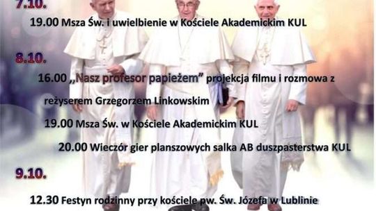 Dzień Papieski w Lublinie: Program wydarzeń