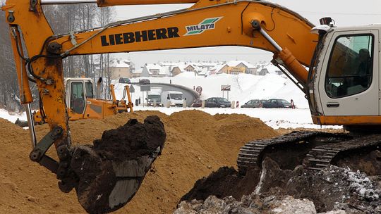 Dziennik budowy S17: Estakada pnie się w górę 