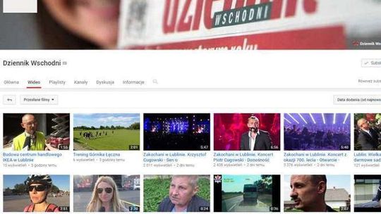 Dziennik Wschodni na 2. miejscu na YouTube wśród gazet lokalnych