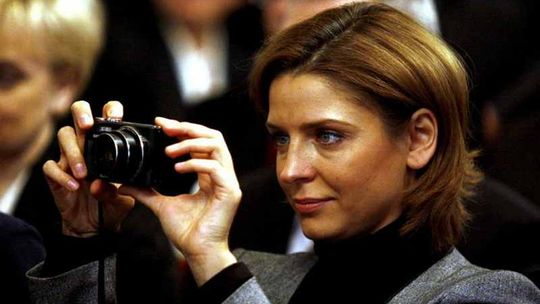 Dziennikarz podpuścił Muchę, hokejowa wpadka minister