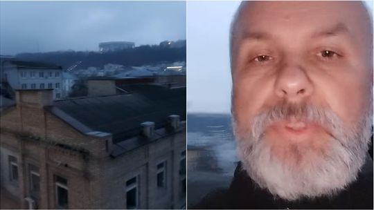 Dziennikarz z Lublina o eksplozjach w Kijowie: "Myślałem, że wciąż śpię"