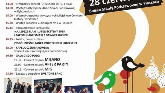 Dziś Festiwal flaków w Piaskach