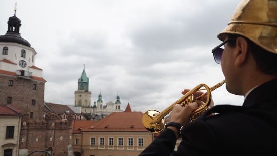 Dziś w Lublinie trębacz odegra hymn Ukrainy i Polski