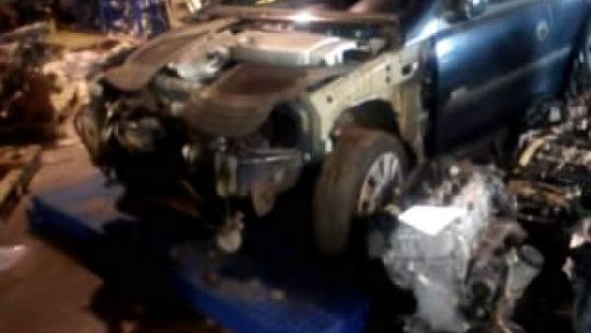 Dziupla w Rykach. Części z ponad 30 skradzionych aut