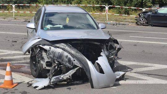 Rozbite auto policja Krasnystaw